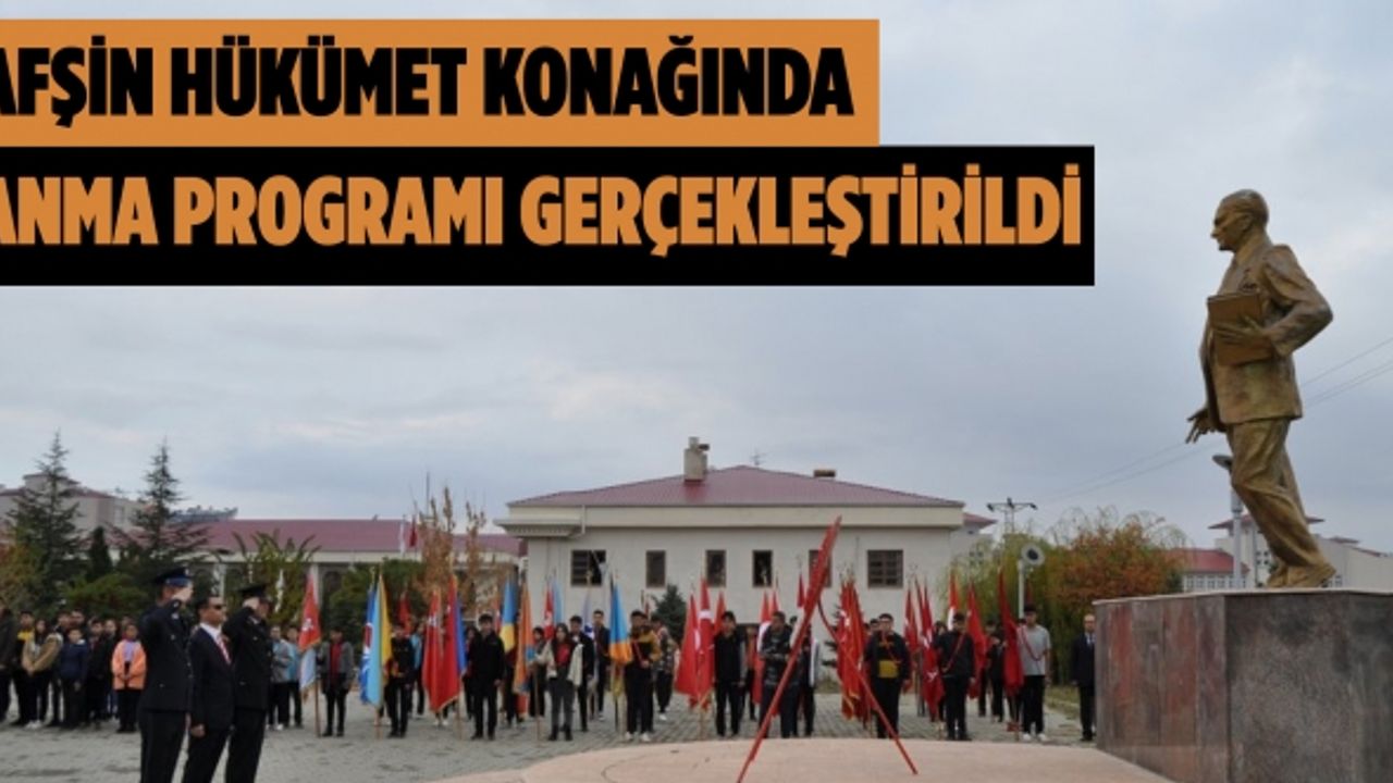 Ulu Önder Atatürk İçin Tören Düzenlendi!