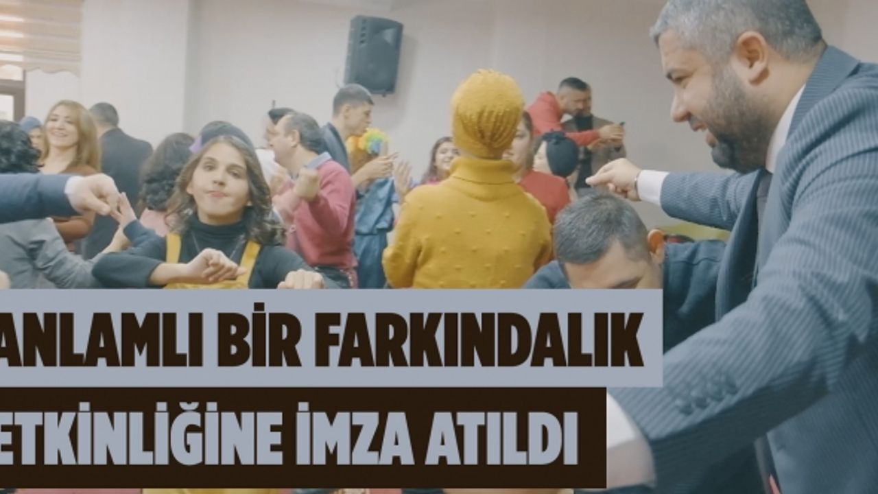 Anlamlı bir farkındalık etkinliğine imza atıldı
