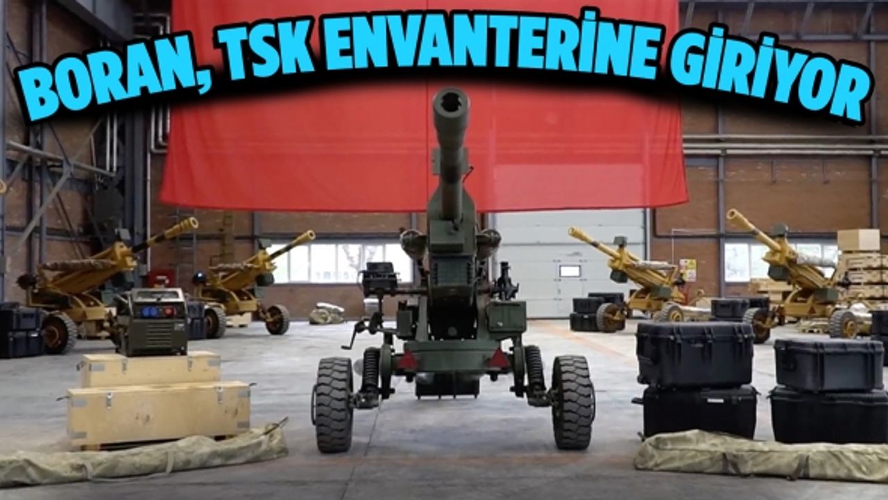 Hafif çekili obüs Boran'ın ilk sevkiyatının gerçekleştiğini bildirdi