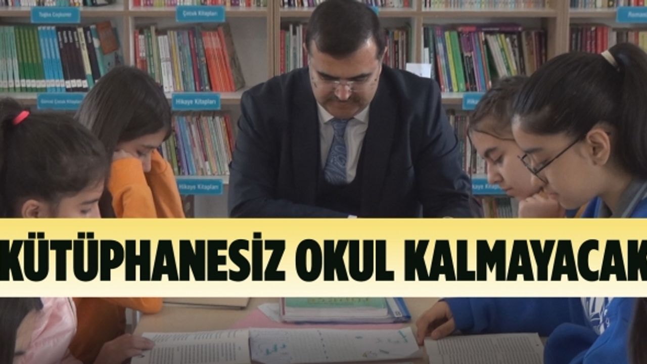 Kahramanmaraş il milli eğitim müdürlüğü “Kütüphanesiz Okul Kalmayacak" projesinden büyük artış
