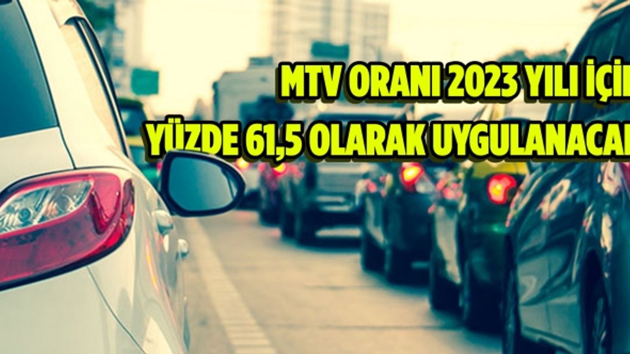 MTV yeniden değerleme oranı belirlendi
