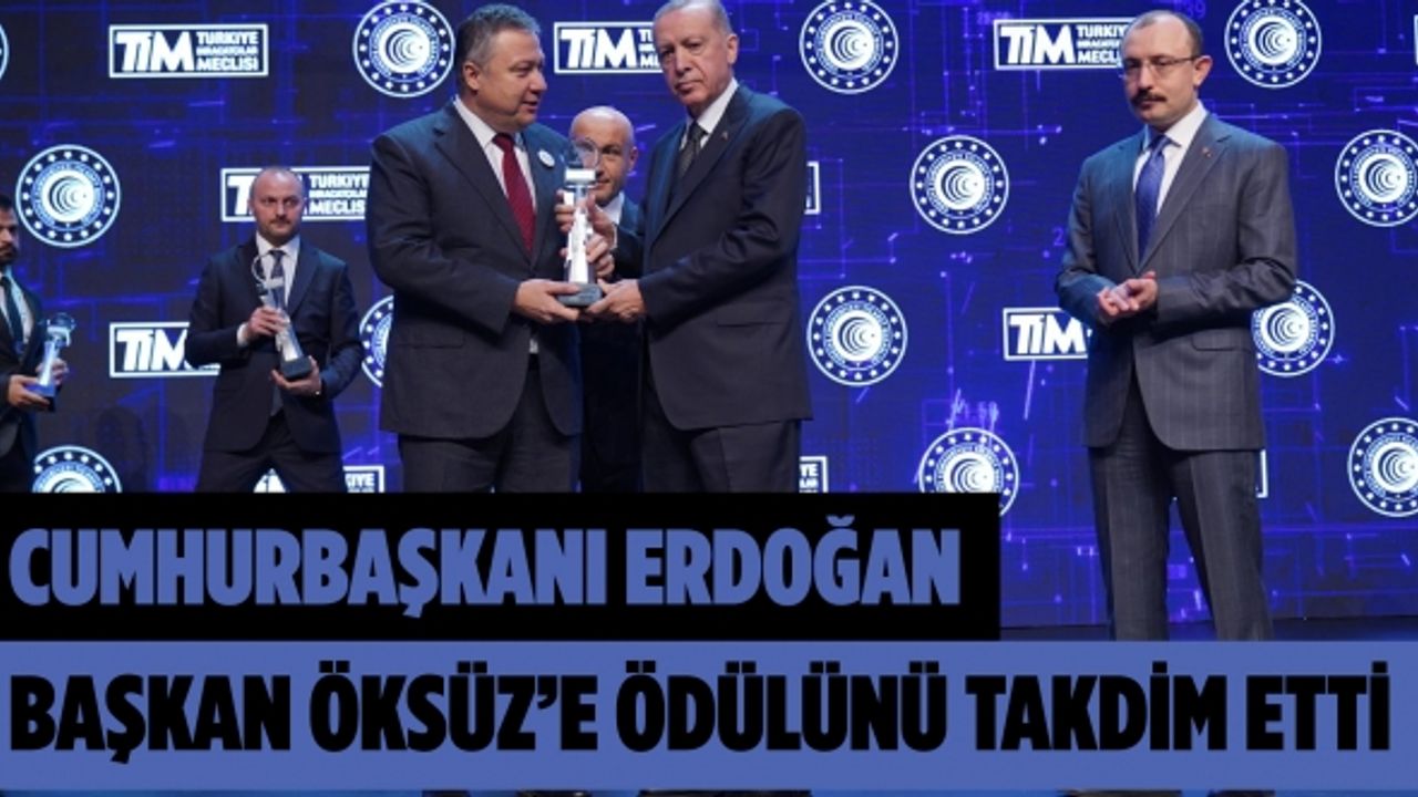 Recep Tayyip Erdoğan İnovalig Şampiyonlara ödüllerini takdim etti