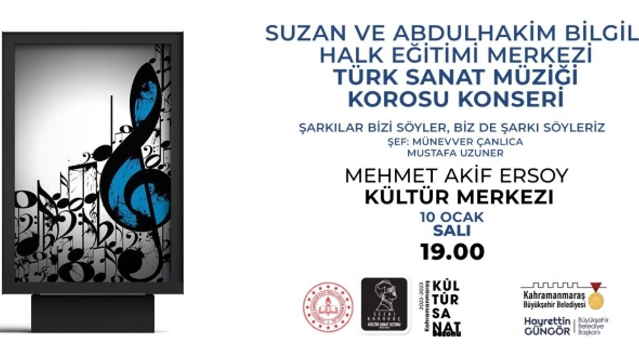 Türk Sanat Müziği Korosu Müzik Ziyafeti Yaşatacak