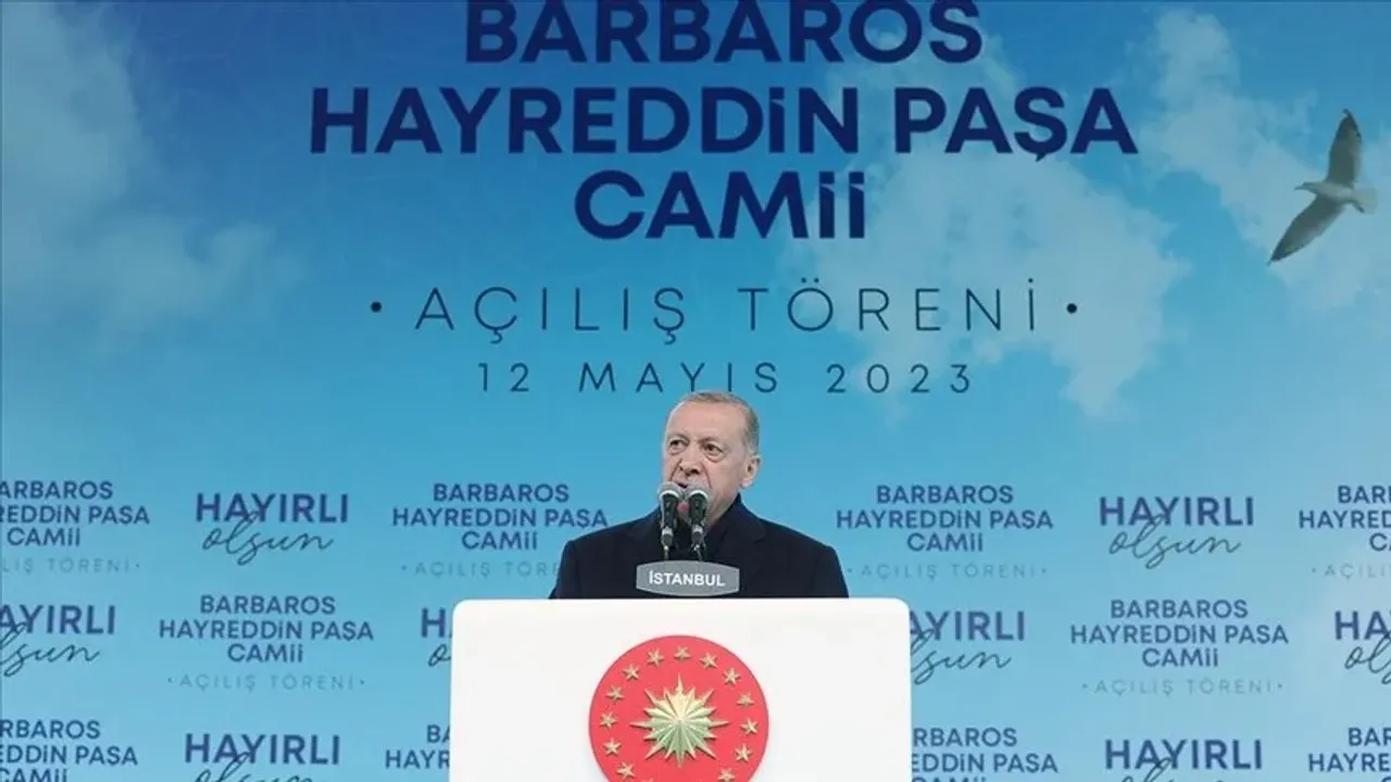 Cumhurbaşkanı Erdoğan Barbaros Hayrettin Paşa Camisi'nin Açılışını Gerçekleştirdi