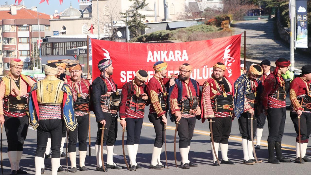Atatürk'ün Ankara'ya gelişinin 104. yılı kutlandı