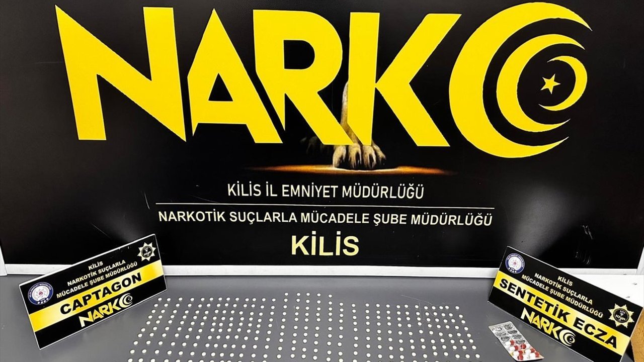 Kilis'te uyuşturucu operasyonunda 5 zanlı tutuklandı