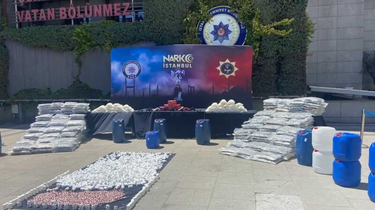 İstanbul’da Dev Narkotik Operasyonu: 1,2 Ton Uyuşturucu Ele 