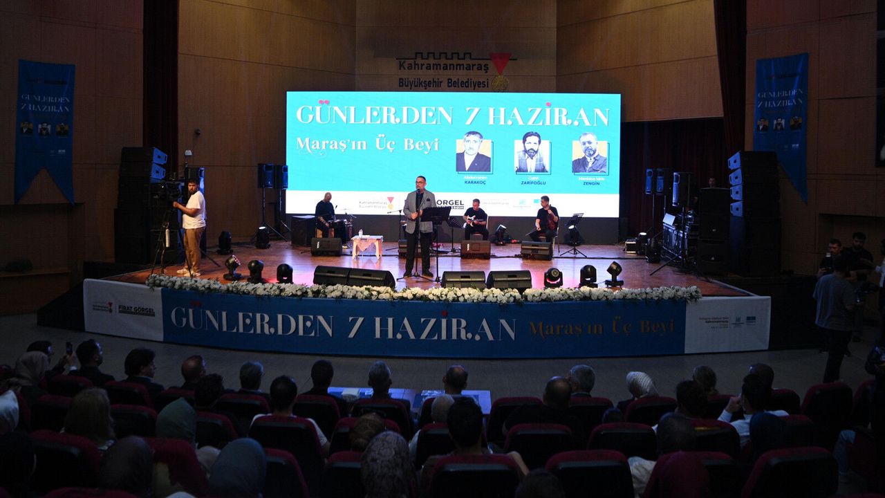 Kahramanmaraş'ta Edebiyatın Üç Ustasına Vefa Gecesi Düzenlen