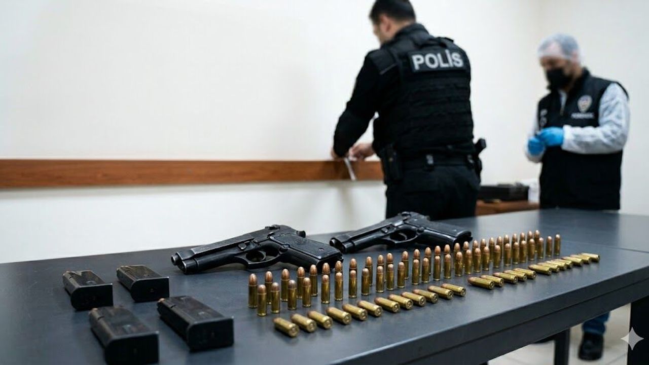Kahramanmaraş'ta silah kaçakçılığı operasyonunda 5 şüpheli y