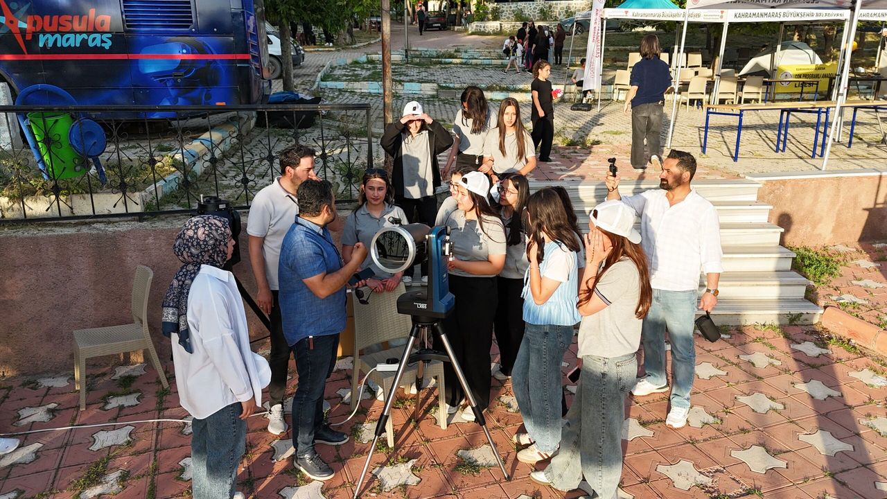 Ekinözü'nde Astronomi ve Gökyüzü Gözlem Şenliği Düzenlendi