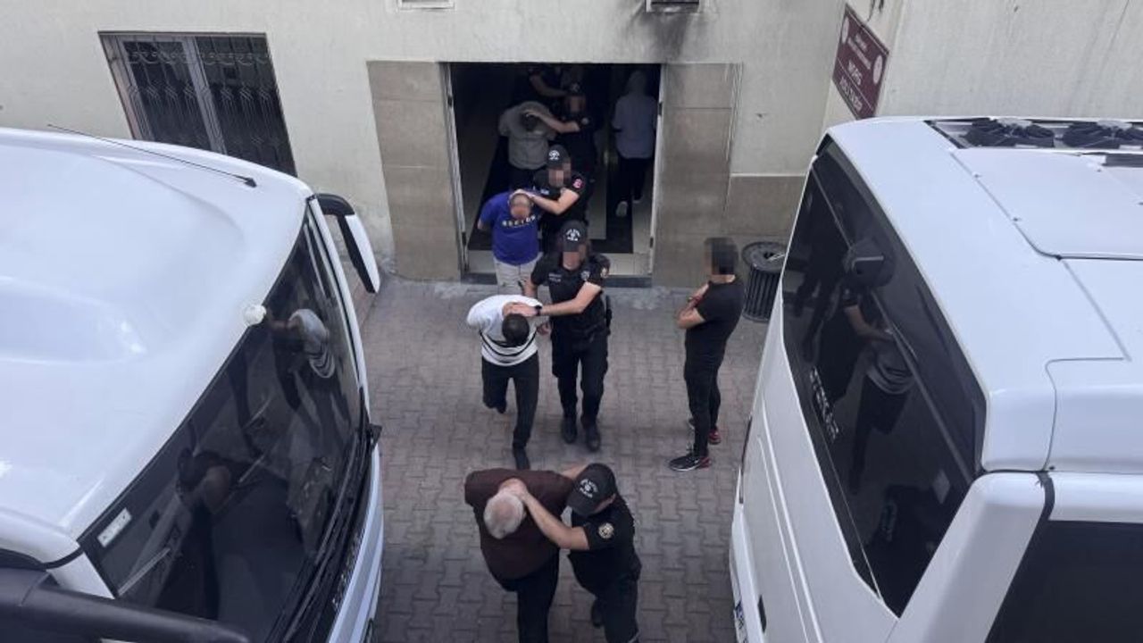 20 ilde organize suç şebekelerine geniş çaplı baskın