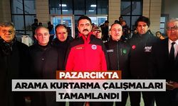 Pazarcık'ta arama kurtarma çalışmaları tamamlandı