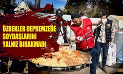 Özbekler Depremzede Soydaşlarını Yalnız Bırakmadı