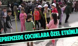 Depremzede çocuklara özel etkinlik!