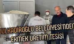 Dulkadiroğlu Belediyesi’nden ekmek üretim tesisi