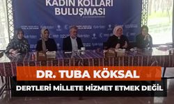 Dr. Tuba Köksal Dertleri Millete Hizmet Etmek Değil