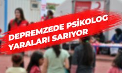 Depremzede Psikolog Yaraları Sarıyor