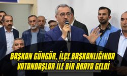 Başkan Güngör, İlçe başkanlığında vatandaşlar ile bir araya geldi