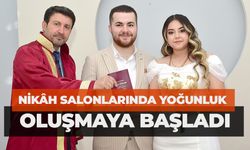 Nikâh Salonlarında Yoğunluk Oluşmaya Başladı