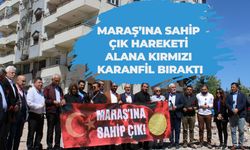 Maraş’ına Sahip Çık Hareketi Alana Kırmızı Karanfil Bıraktı