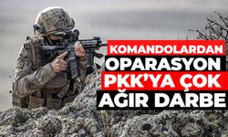 Komandolardan Oparasyon PKK’ya Çok Ağır Darbe