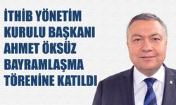 İTHİB Yönetim Kurulu Başkanı Ahmet Öksüz, Bayramlaşma Törenine Katıldı