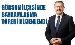 Göksun İlçesinde Bayramlaşma Töreni Düzenlendi