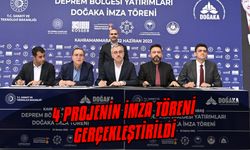 4 projenin imza töreni gerçekleştirildi