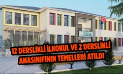 12 derslikli ilkokul ve 2 derslikte anasınıfı olacak şekilde okul yaptırıyor!