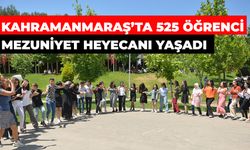 Kahramanmaraş’ta 525 Öğrenci Mezuniyet Heyecanı Yaşadı