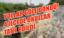 Samsun'da Sel Nedeniyle 4 İlçede Okullar Tatil Edildi