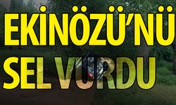 Ekinözü’nü Sel Vurdu