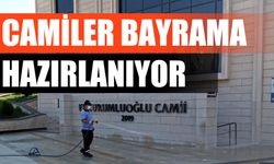 Camiler Bayrama Hazırlanıyor