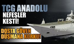 TSK’nin En Büyük Savaş Gemisi TCG Anadolu'nun Eğitim Görüntülerini Paylaştı