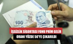 İşsizlik Sigortası Fonu prim gelir oranı yüzde 50'ye çıkarıldı