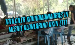 Tatilciler Kahramanmaraş’ın Gözde Mesire Alanlarına Akın Etti.