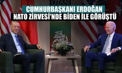 Cumhurbaşkanı Erdoğan NATO Zirvesi'nde Biden İle Görüştü