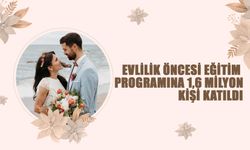 Evlilik Öncesi Eğitim Programına 1,6 Milyon Kişi Katıldı