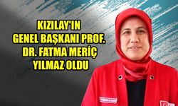 Kızılay'ın Genel Başkanı Prof. Dr. Fatma Meriç Yılmaz Oldu