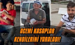 Acemi kasaplar kendilerini yaraladı!