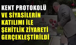 Kent Protokolü ve Siyasilerin Katılımı İle Şehitlik Ziyareti Gerçekleştirildi