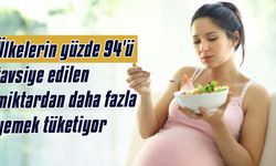 Ülkelerin yüzde 94'ü, tavsiye edilen miktardan daha fazla yemek tüketiyor