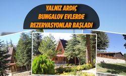 Yalnız Ardıç Bungalov evlerde rezervasyonlar başladı