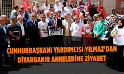 Cumhurbaşkanı Yardımcısı Yılmaz'dan, Diyarbakır annelerine ziyaret