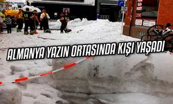 Almanya yazın ortasında kışı yaşadı