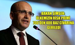 Bakan Şimşek: Ülkemizin Risk Primi 700’den 400 Baz Civarına Geriledi