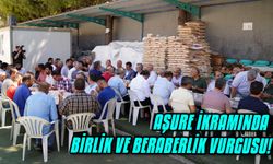 Aşure ikramında birlik ve beraberlik vurgusu yapıldı