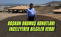 Başkan Okumuş Konutları İnceleyerek Bilgiler Verdi