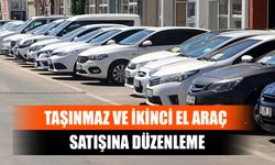 Taşınmaz ve İkinci El Araç Satışına Düzenleme