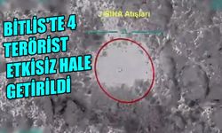 Bitlis'te 4 Terörist Etkisiz Hale Getirildi
